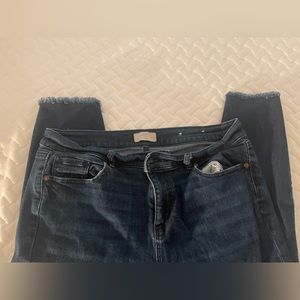 Loft Raw Edge cropped Jeans